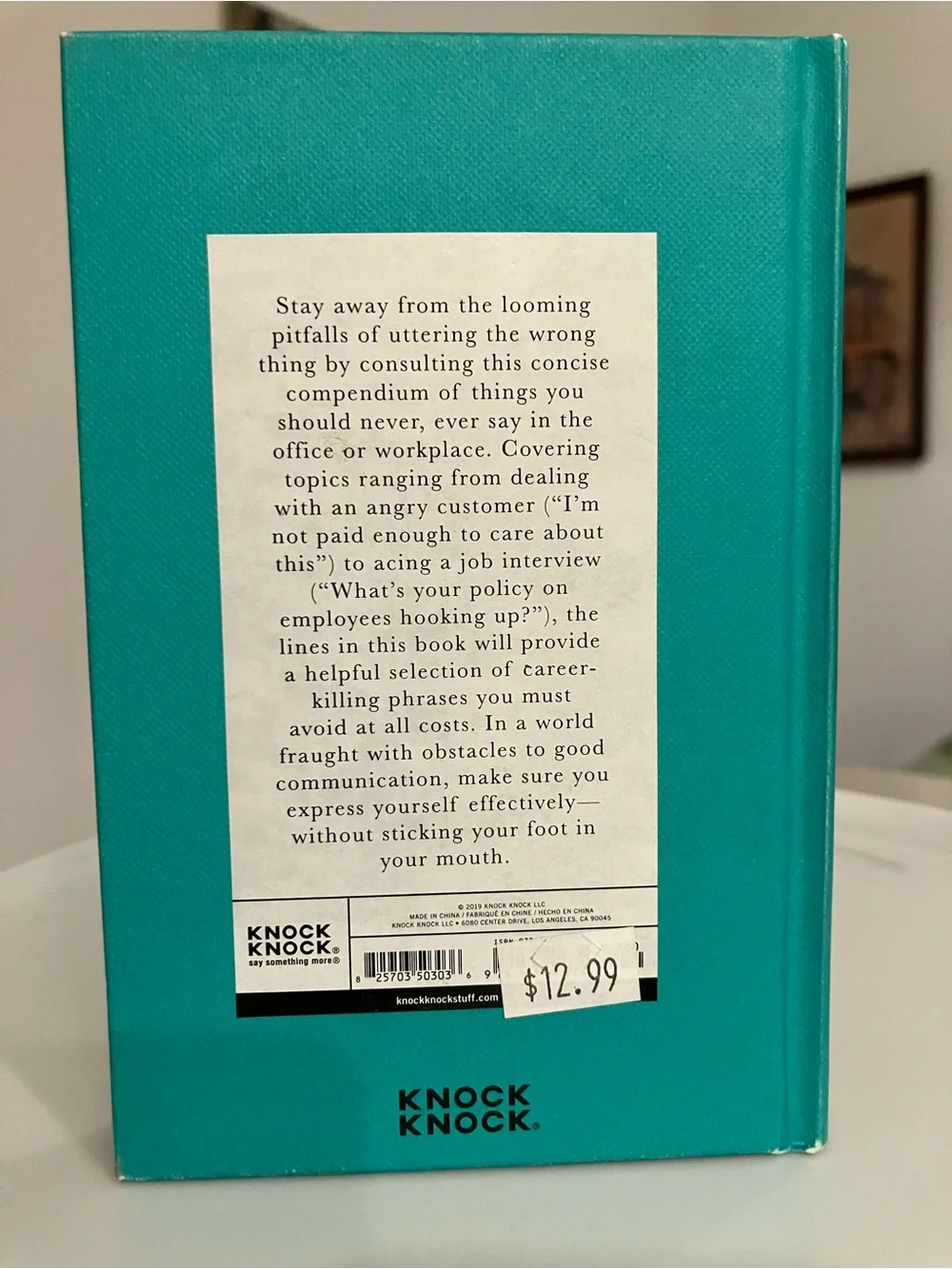What Not to Say: Office & Workplace Hardcover NEW & READY TO GIFT TO COWORKER